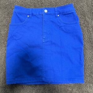 Blue Mini Skirt